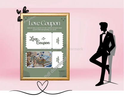 Love coupon - PDF voor romantische cadeaus - PDF Cadeau