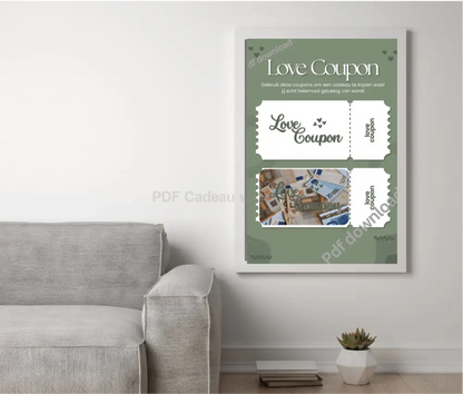 Love coupon - PDF voor romantische cadeaus - PDF Cadeau