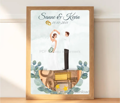 origineel geldcadeau voor een huwelijk en bruiloft