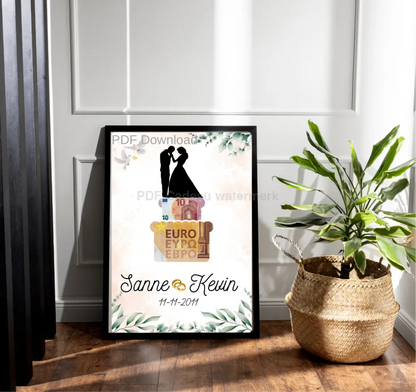 Cadeau bruidspaar geld 