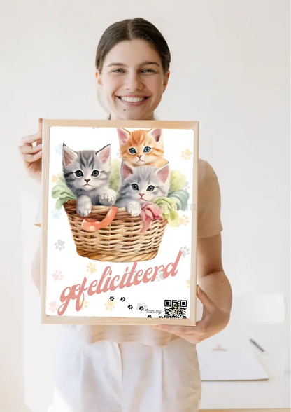Digitale verrassing – QR-code print met gepersonaliseerde boodschap