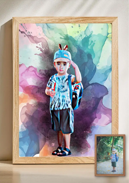 aquarel portret laten maken