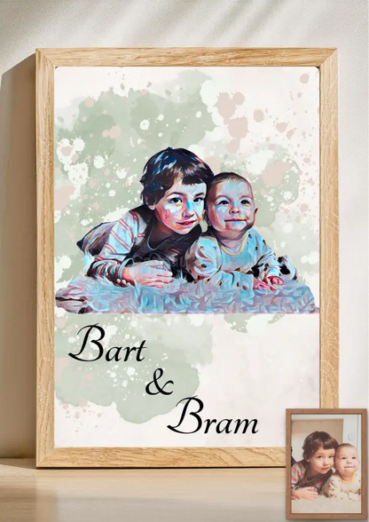 aquarel portret laten maken 