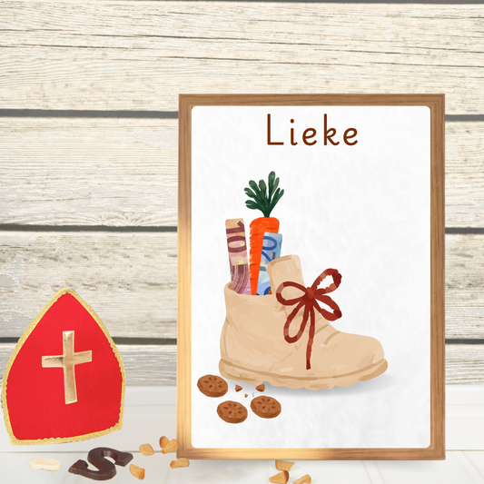 schoen cadeau geld sinterklaas