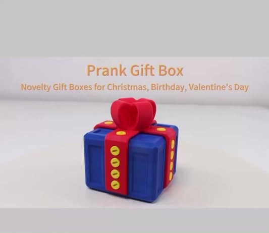 Optie: Blauw/rood - 3D geprinte puzzel geld cadeau